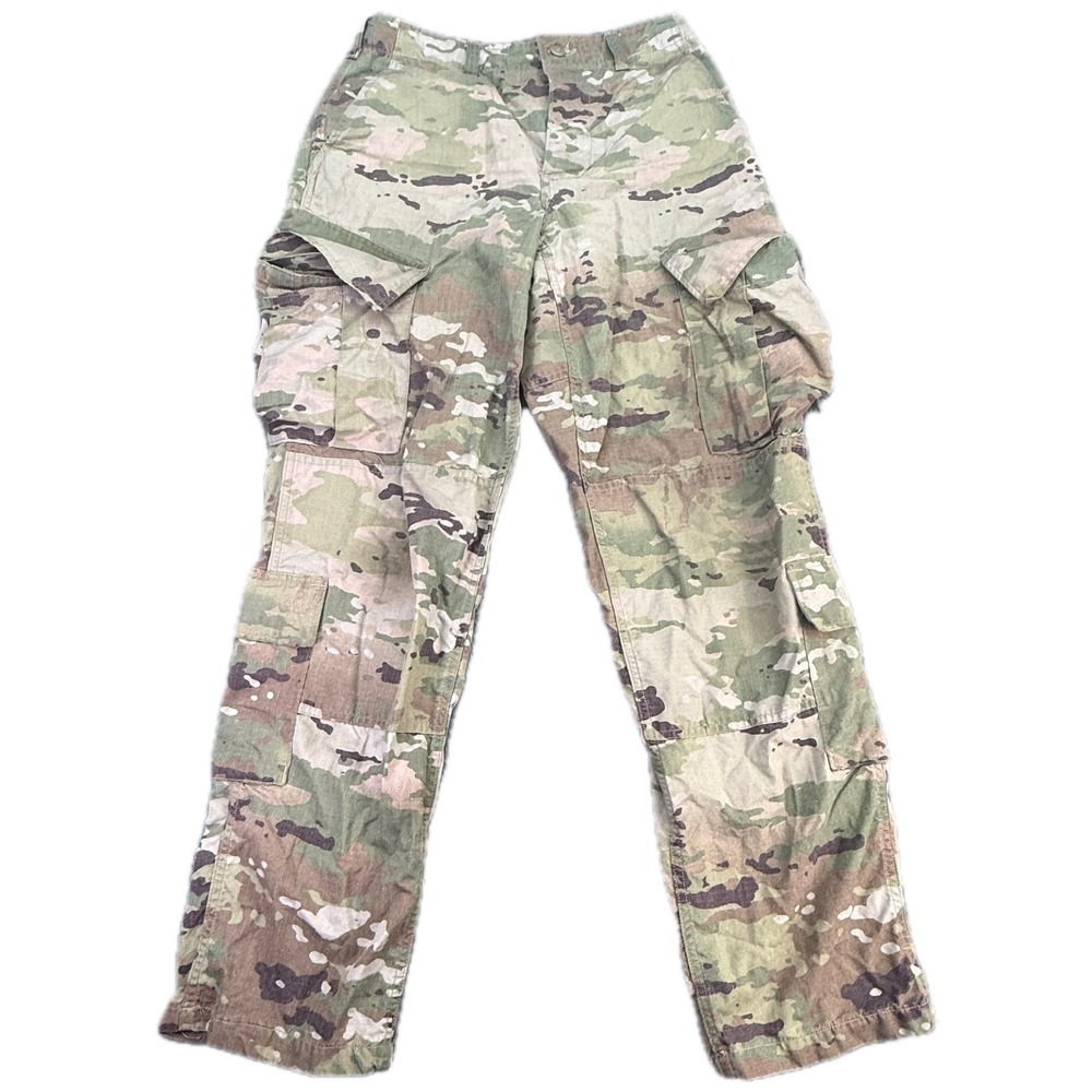US Army Cargo Pants Mens Small Regular Multicam OCP Flame Resistant ACU Trousers
